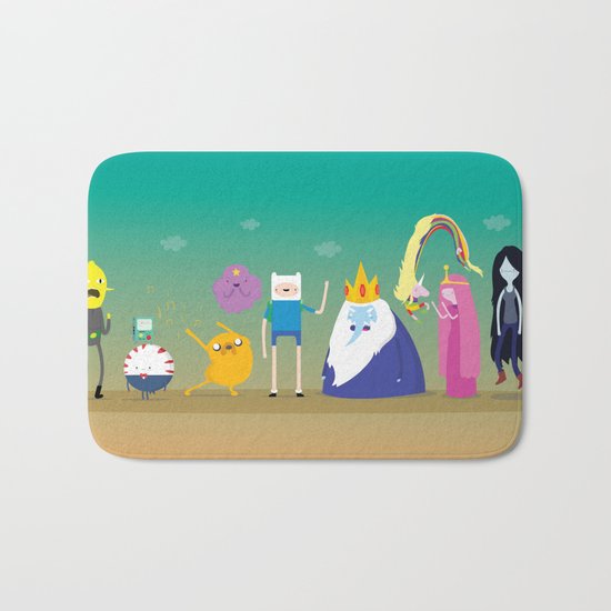 Adventure time characters Bath Mat