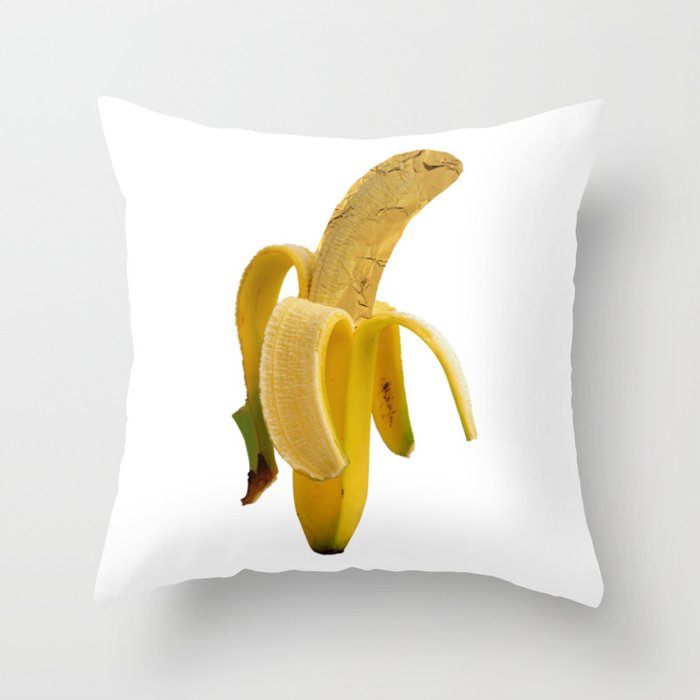 Plátano Throw Pillow