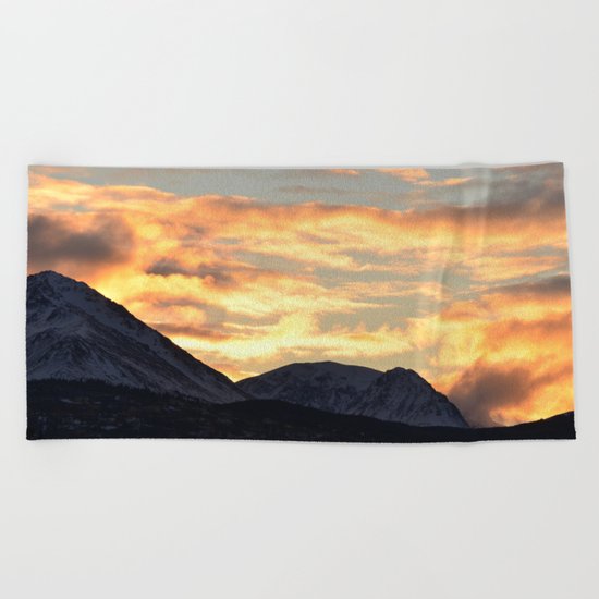 Good Morning Last Frontier! Beach Towel