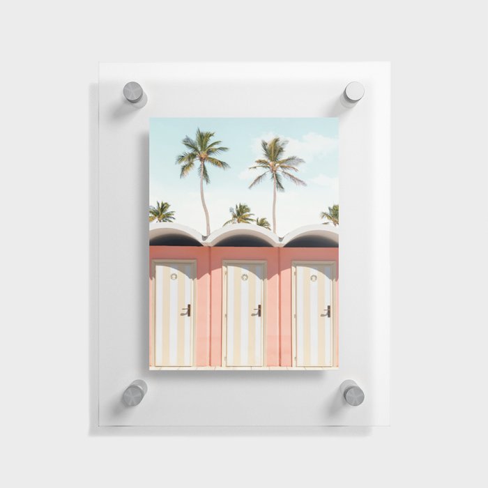 Beach Doors Floating Acrylic Print