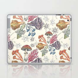 Mushroom Color Wheel Laptop & iPad Skin