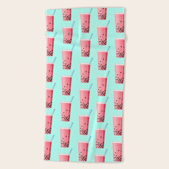 BUBBLE TEA Beach Towel