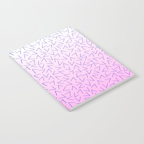 80's Pattern Gradient Notebook