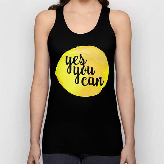Yes You Can Quote Unisex Tank Top