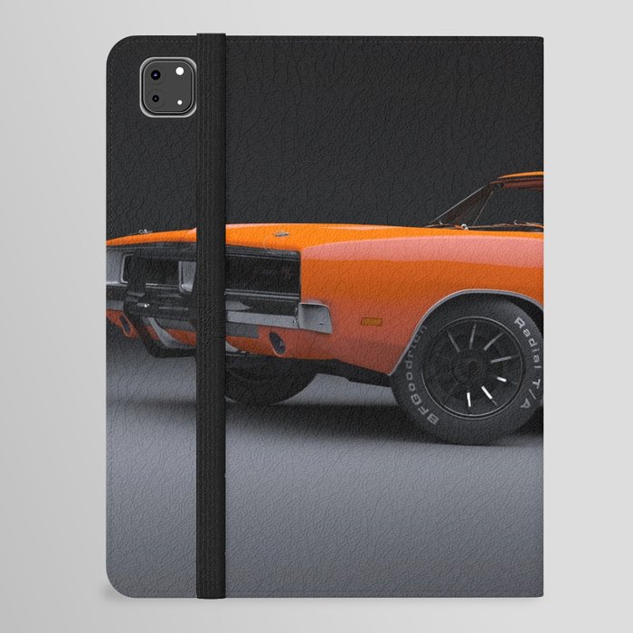 King of the road American muscle car Charger iconic Hollywood icon automobile color photograph / photography iPad Folio Case