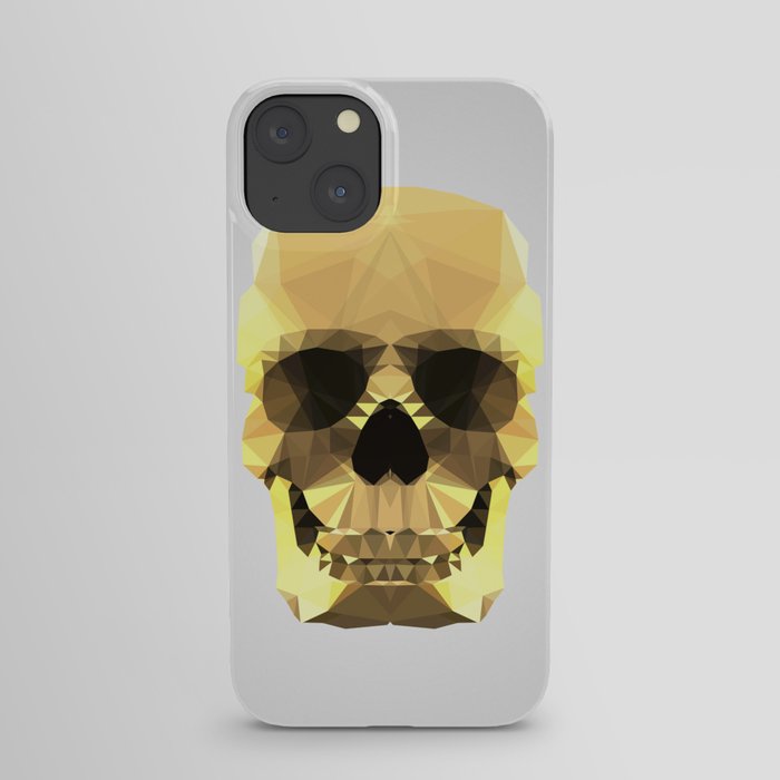 Polygon Heroes - Gold Skull iPhone Case