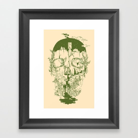 Inside My Head Framed Art Print
