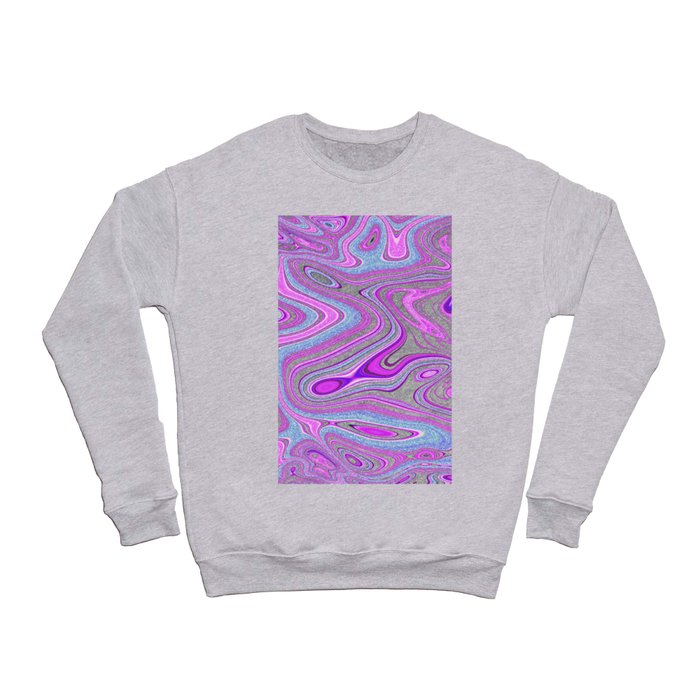 Pastel swirl, glitter colorful swirls Crewneck Sweatshirt