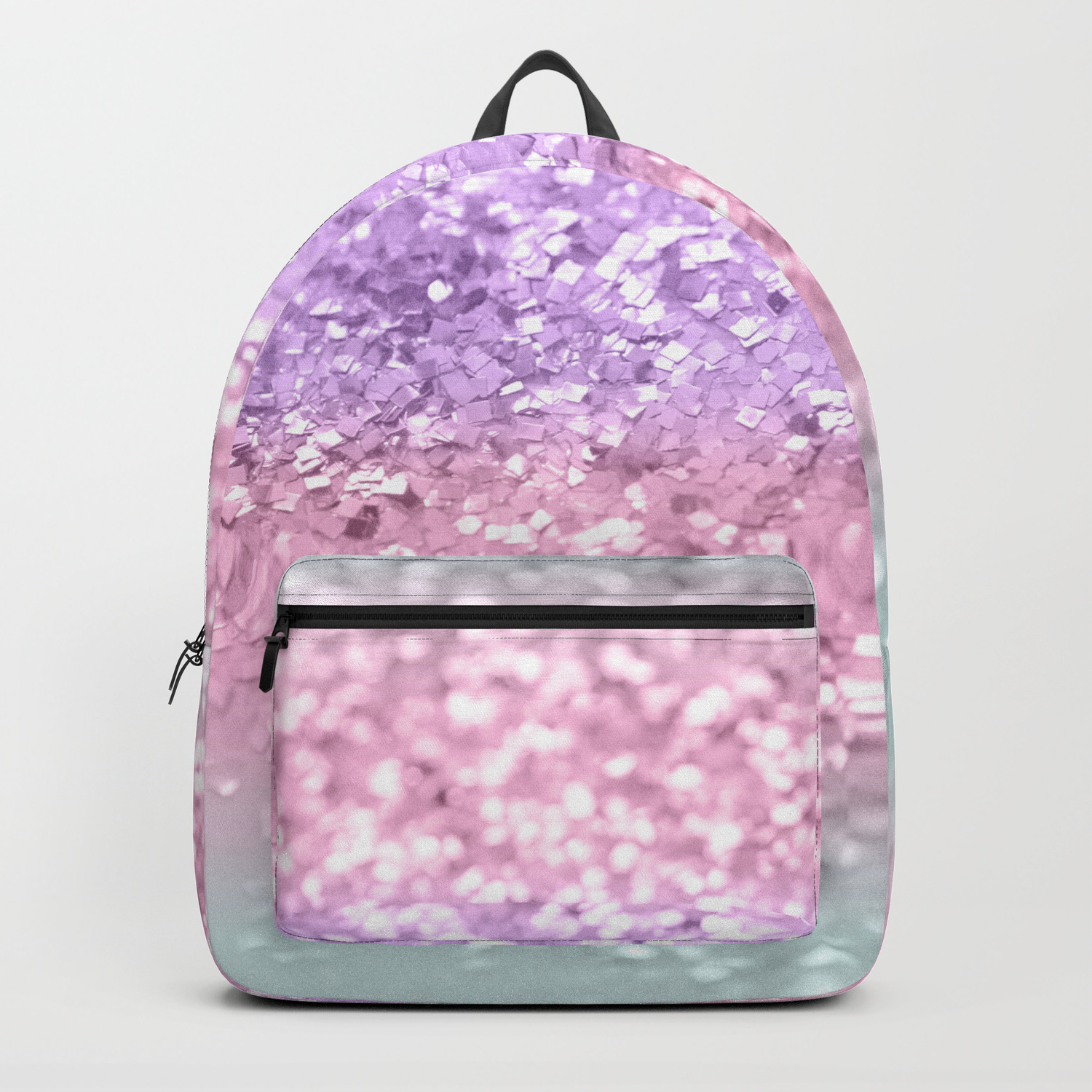 Unicorn Girls Glitter 8 Shiny Pastel Decor Art Society6