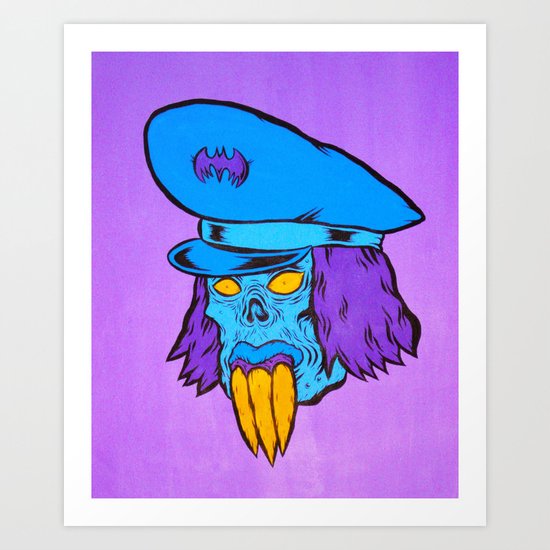 3 teeth Art Print