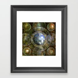 Nine Spheres to Enlightenment Framed Art Print