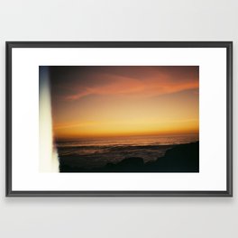 Beachy Sunset II Framed Art Print