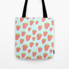Cute Strawberries Pattern  Tote Bag
