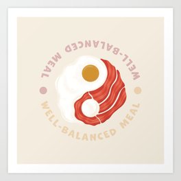 Bacon and Egg Art Print
