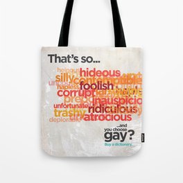 Buy a Dictionary ("That's So Gay") Tote Bag