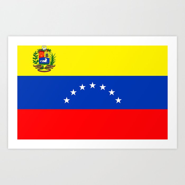Venezuela flag Art Print by reshataliyev Society6