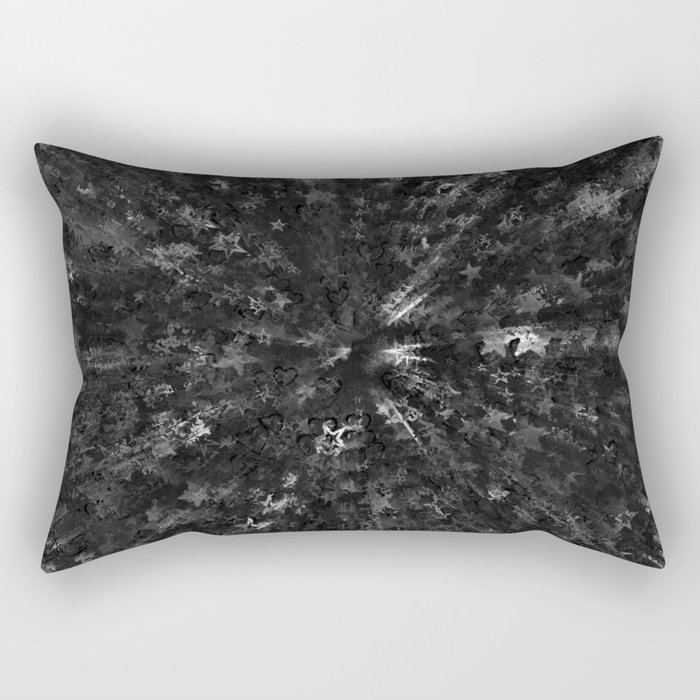 Monochrome black sky Rectangular Pillow