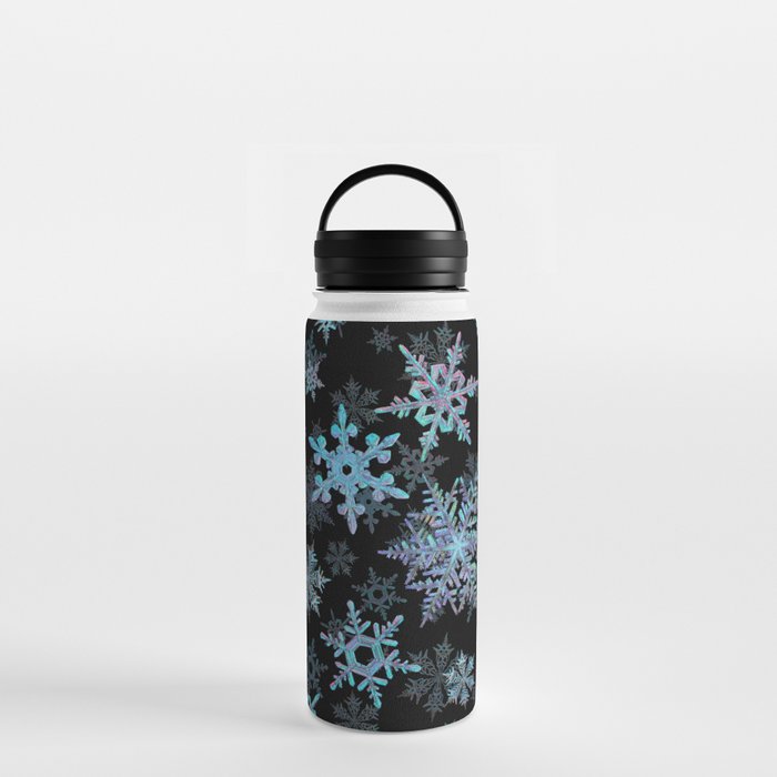 Snowflakes Water Bottle