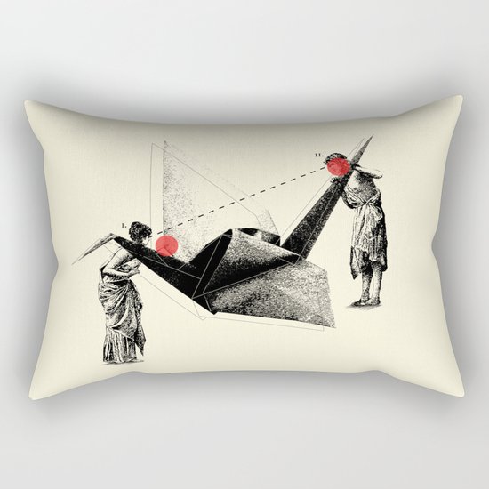 In Search Of Beauty (Circa 1876) Rectangular Pillow