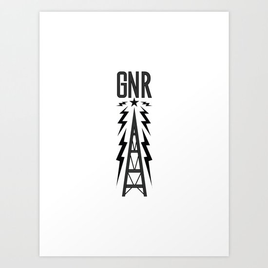 GNR Art Print