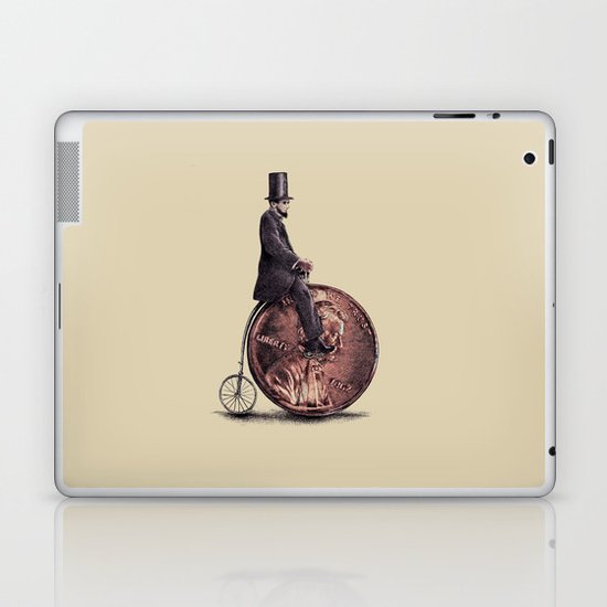 Penny Farthing Laptop & iPad Skin
