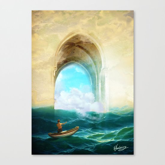The Veil of Mists Canvas Print