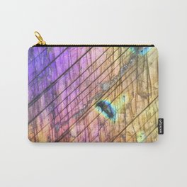 Golden Labradorite Agate Gemstone Carry-All Pouch