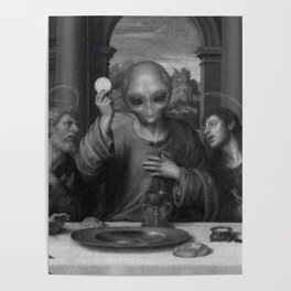 Alien Jesus Poster