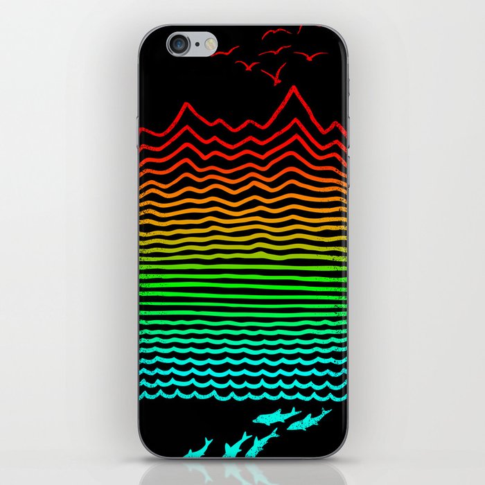 High Up Above Or Down Below iPhone Skin