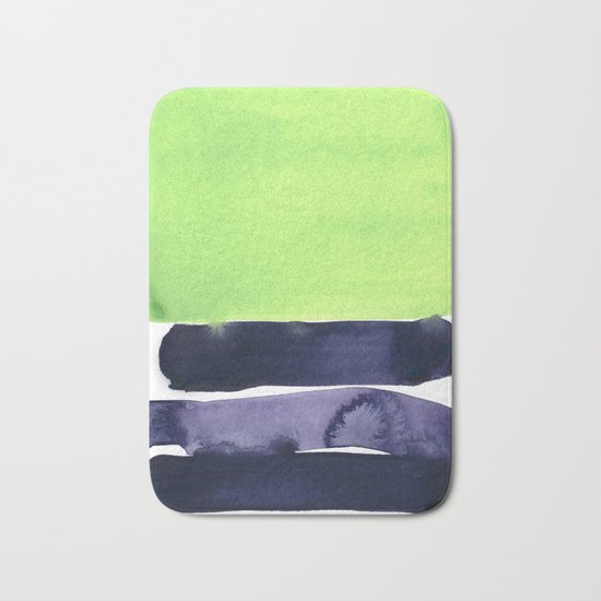 green & violet Bath Mat