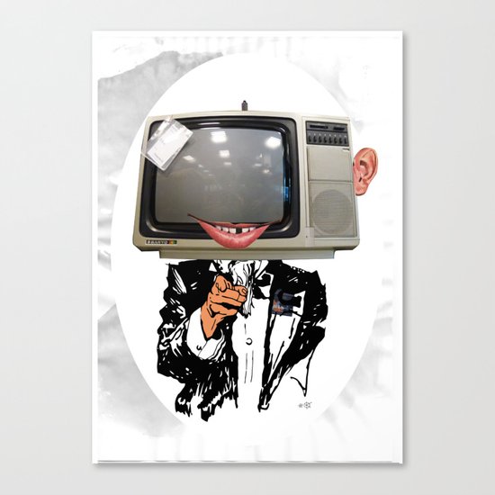 TV Uncle Canvas Print