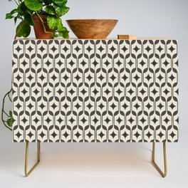 Hornsea Pottery Heirloom in Ivory and Black 1967 -87 by John Clappison Credenza