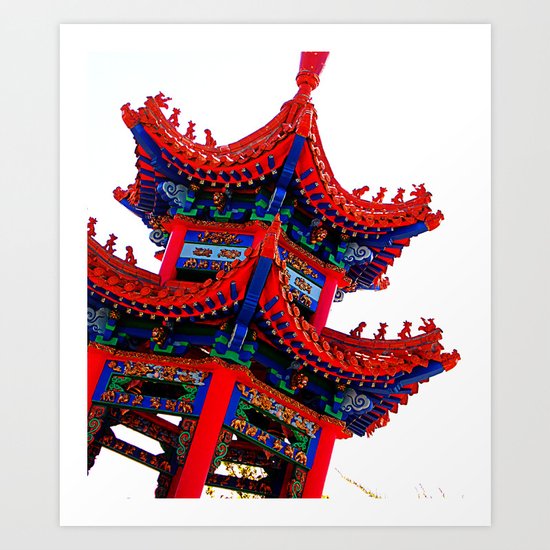 RED House Art Print