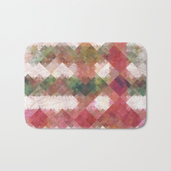 Aztec Vintage Pattern 04 Bath Mat