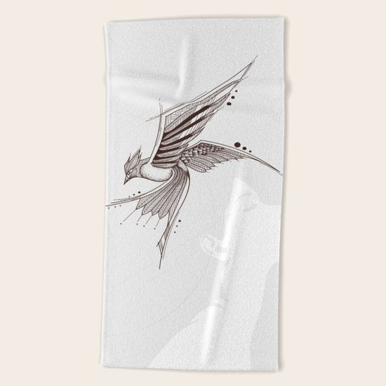 Flow Beach Towel