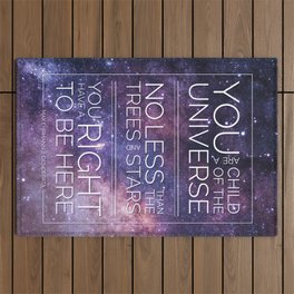 Child of the Universe Outdoor Rug