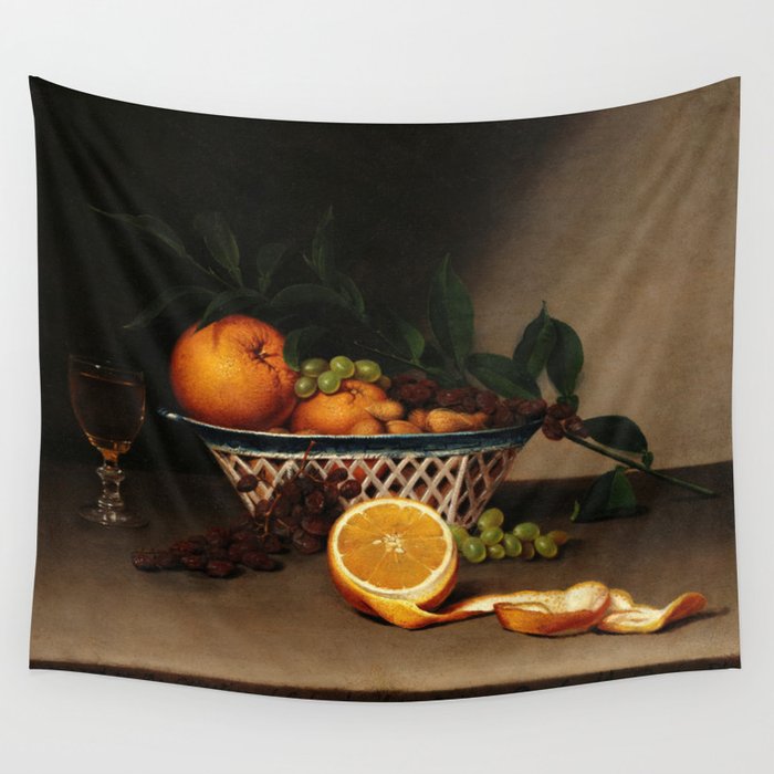 Still Life with Oranges, 1818 by Ralphaelle Peale Wall Tapestry