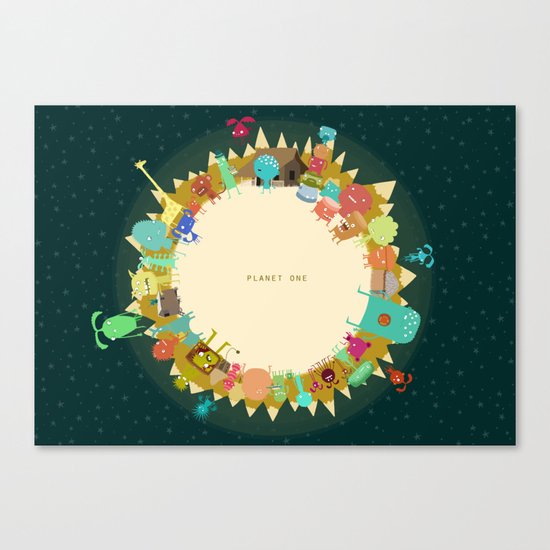 Planet One Canvas Print