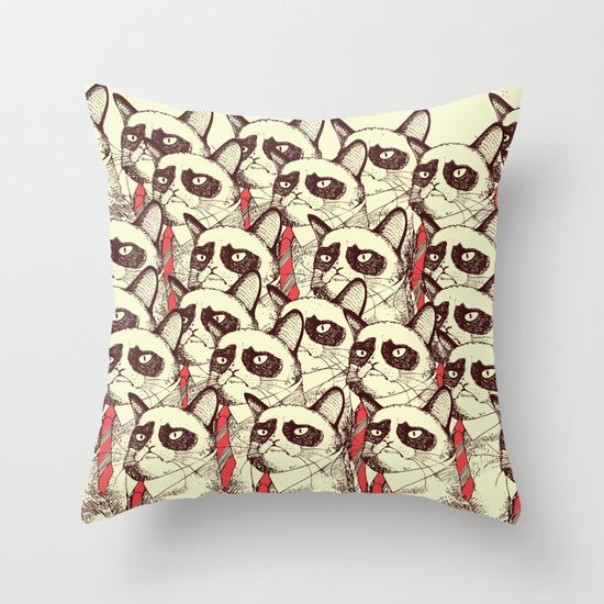 OH NO! Monday Again! Throw Pillow
