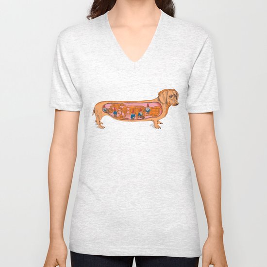Secrets of the Dachshund Unisex V-Neck