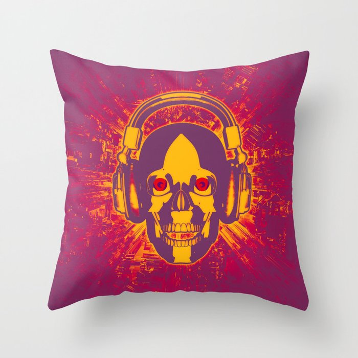 Disco Insanity Throw Pillow