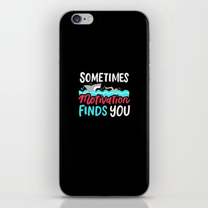 Motivation Finds You iPhone Skin