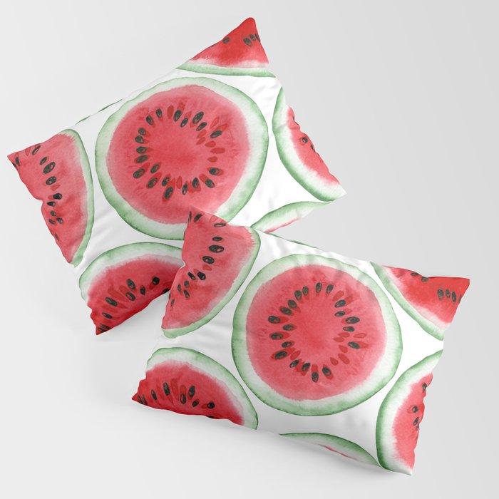 Watermelon slices pattern Pillow Sham