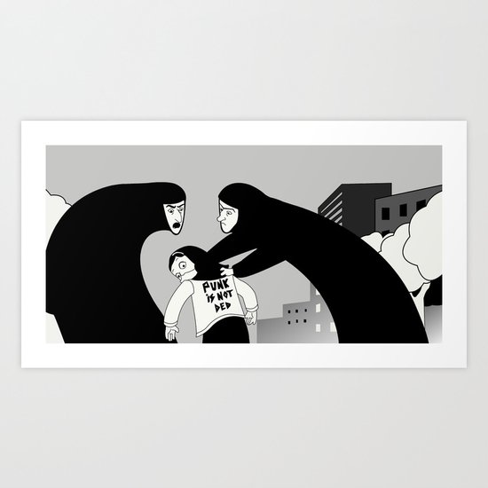 Punk is Not Ded! Art Print