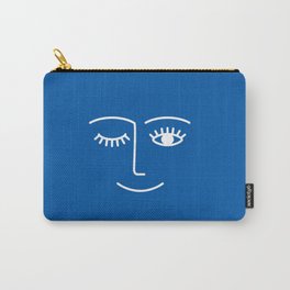 Wink (Sapphire Blue) Carry-All Pouch