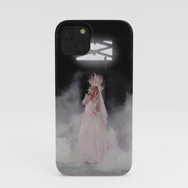 Woman Emerging from Smoke iPhone Case