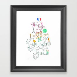 The Happily Ever After Framed Art Print