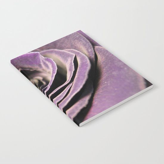 Purple velvet rose Notebook