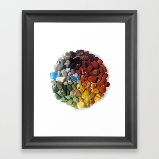 Summers at Lake Michigan Framed Art Print
