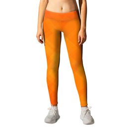Orange Design Leggings